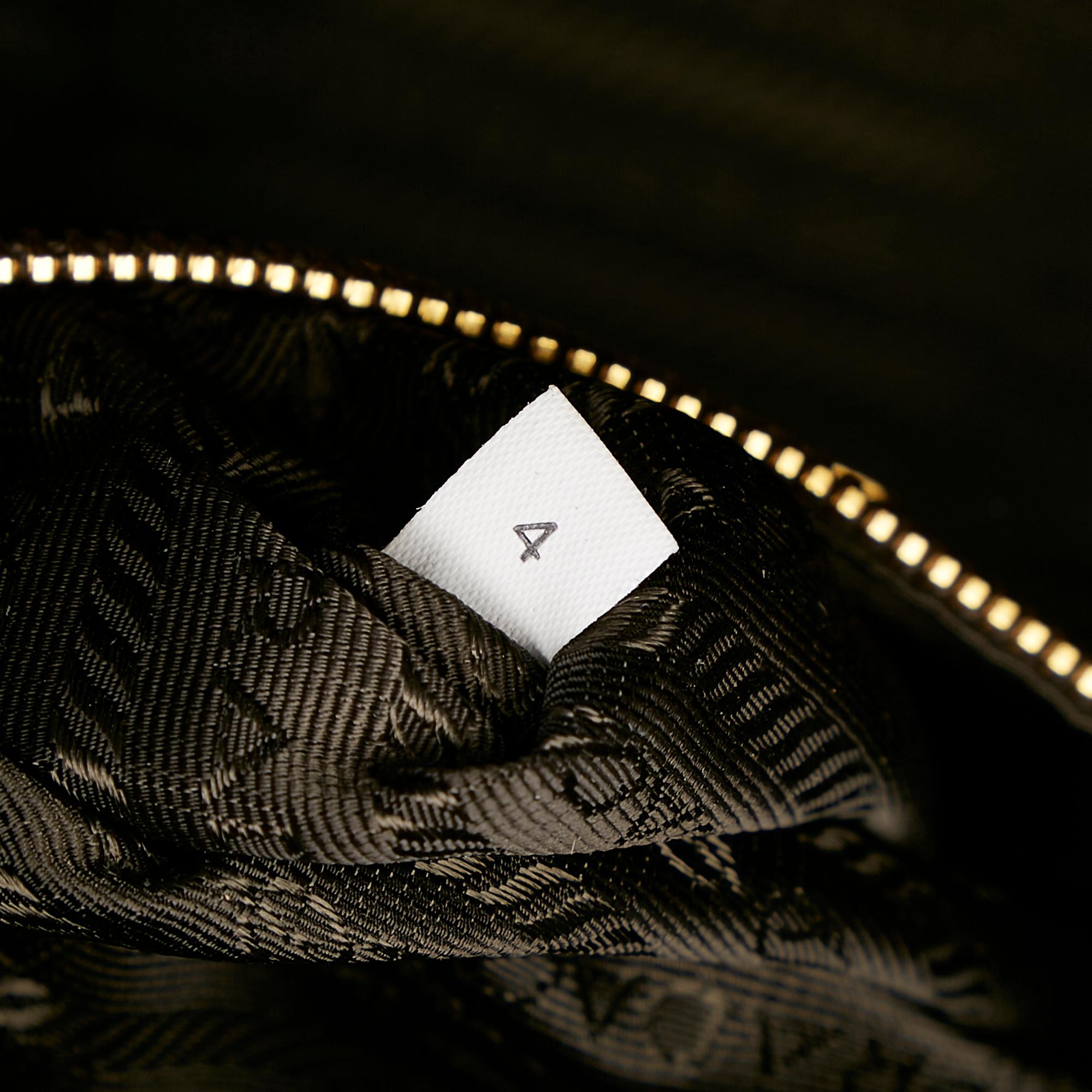 Prada Saffiano Bauletto Handbag (SHG-24256)