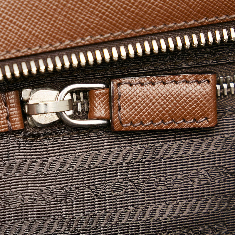 Prada Saffiano Bauletto Handbag (SHG-29231) – LuxeDH