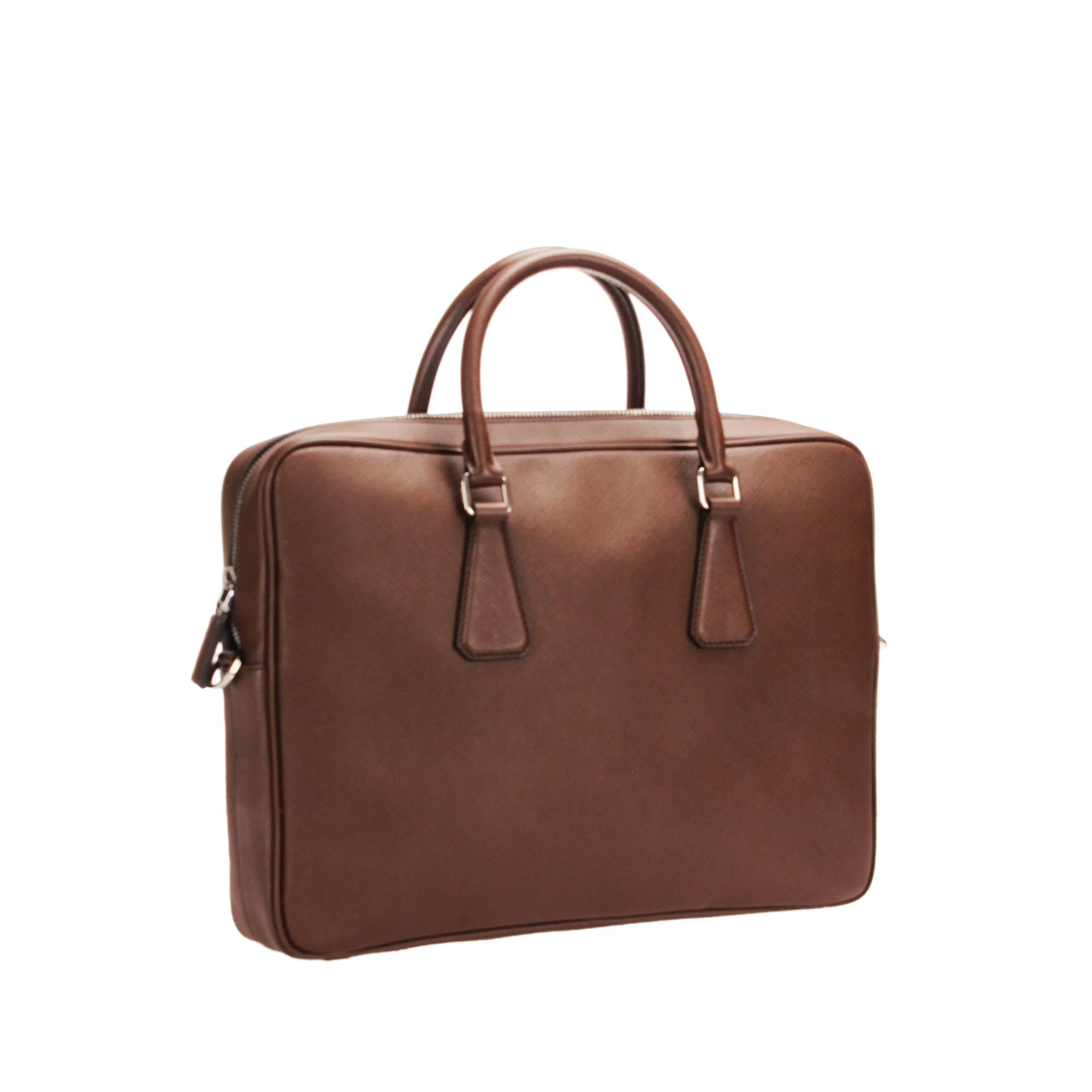 Prada Saffiano Messenger Bag (SHG-13066)