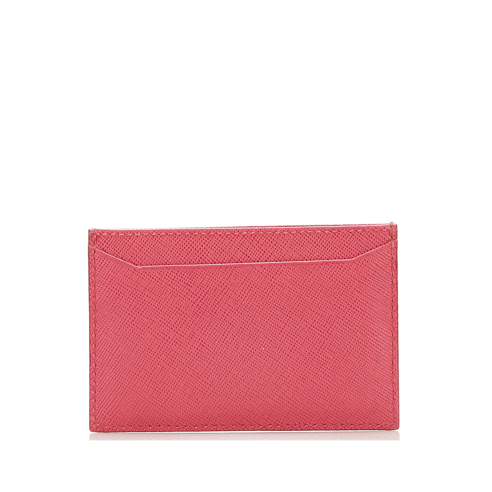 Prada Saffiano Card Holder (SHG-35935)