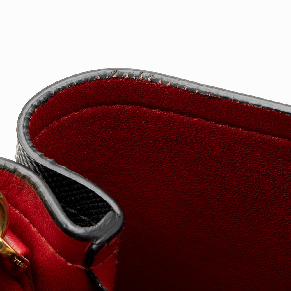 Prada Saffiano Cuir Double Handle Medium Tote (SHF-18953)