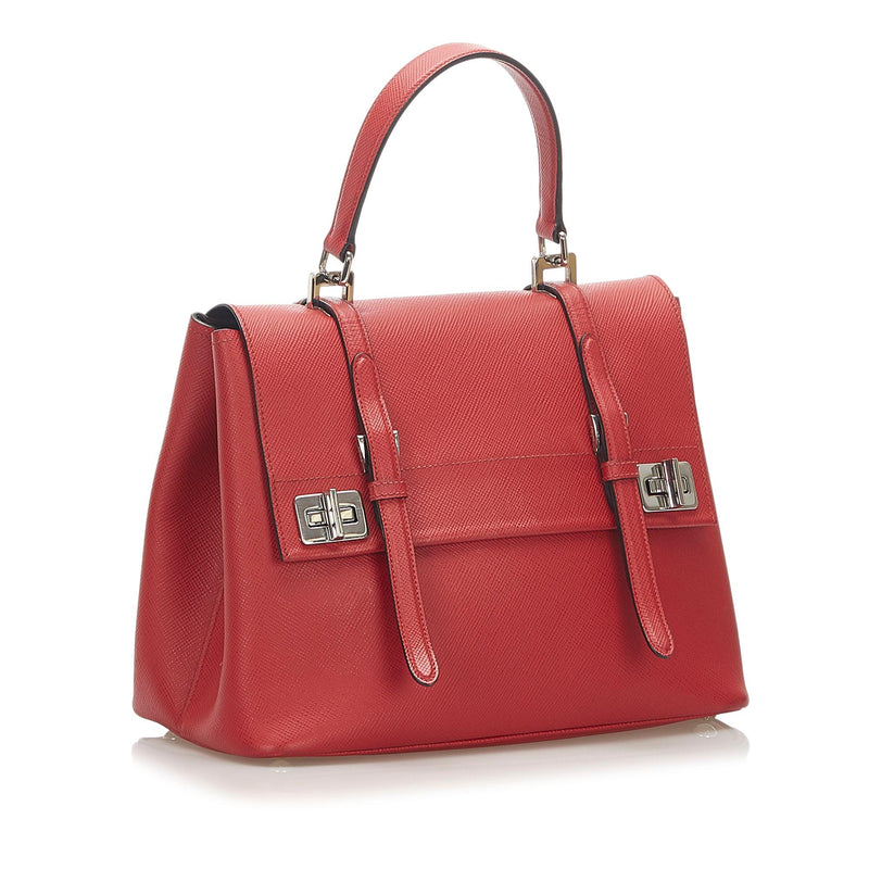 Prada Saffiano Handbag (SHG-18861)