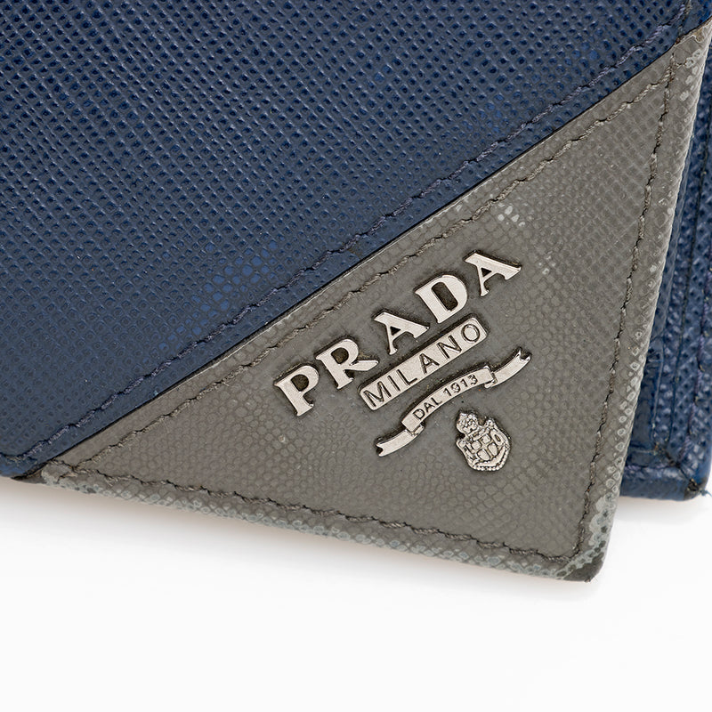 Prada Saffiano Leather Bifold Wallet - FINAL SALE (SHF-19300)
