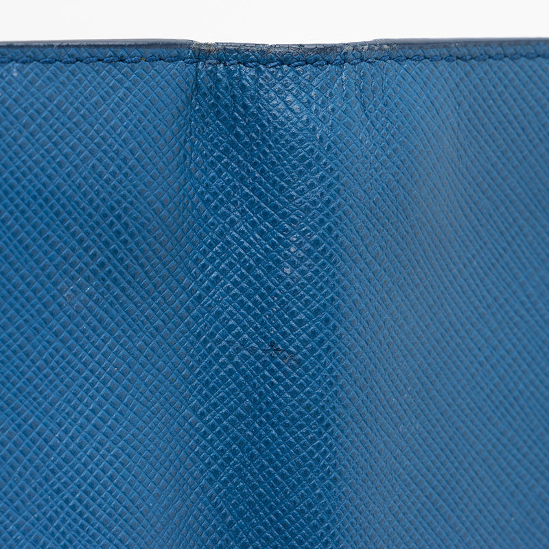 Prada Saffiano Leather Zip Card Case Wallet (SHF-15760) – LuxeDH