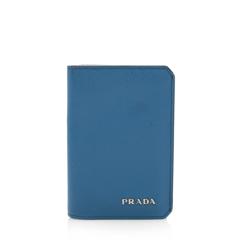 Prada Saffiano Leather Card Holder (SHF-15313)