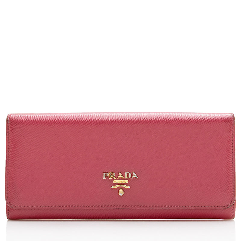 Prada saffiano wallet sale Clearance