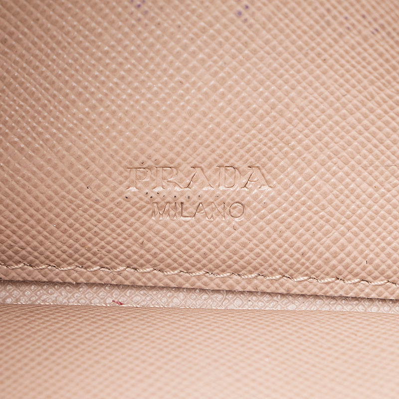 Prada Saffiano Leather Large Wallet (SHF-17947)
