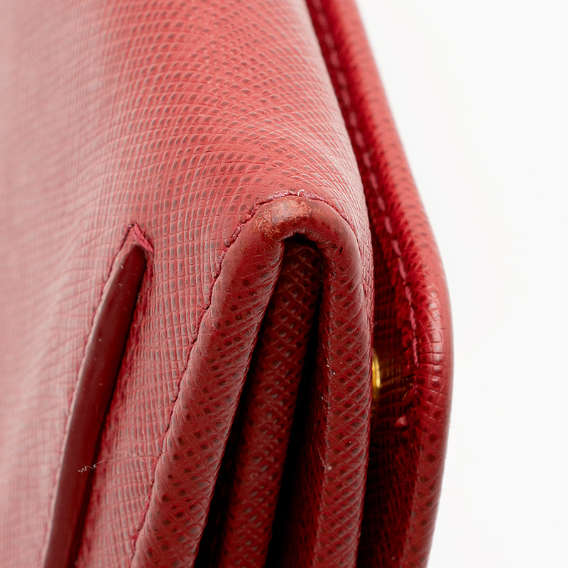 Prada Saffiano Leather Continental Wallet (SHF-21347)