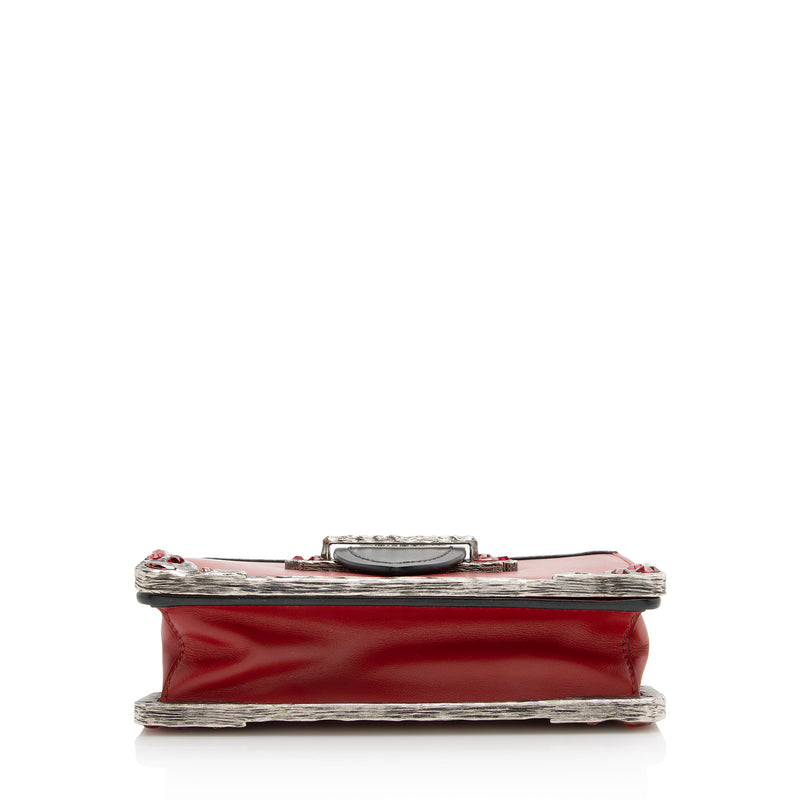 Prada Saffiano Crystal City Cahier Shoulder Bag (SHF-22657) – LuxeDH