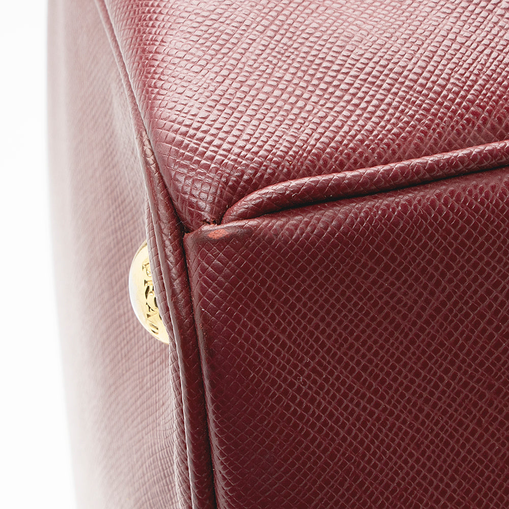 Prada Saffiano Leather Gardeners Tote (SHF-19452)