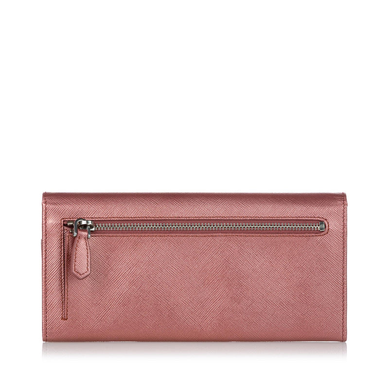 Prada Saffiano Leather Long Wallet (SHG-30480)