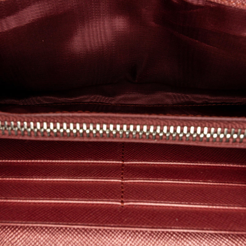Prada Saffiano Leather Long Wallet (SHG-30480)