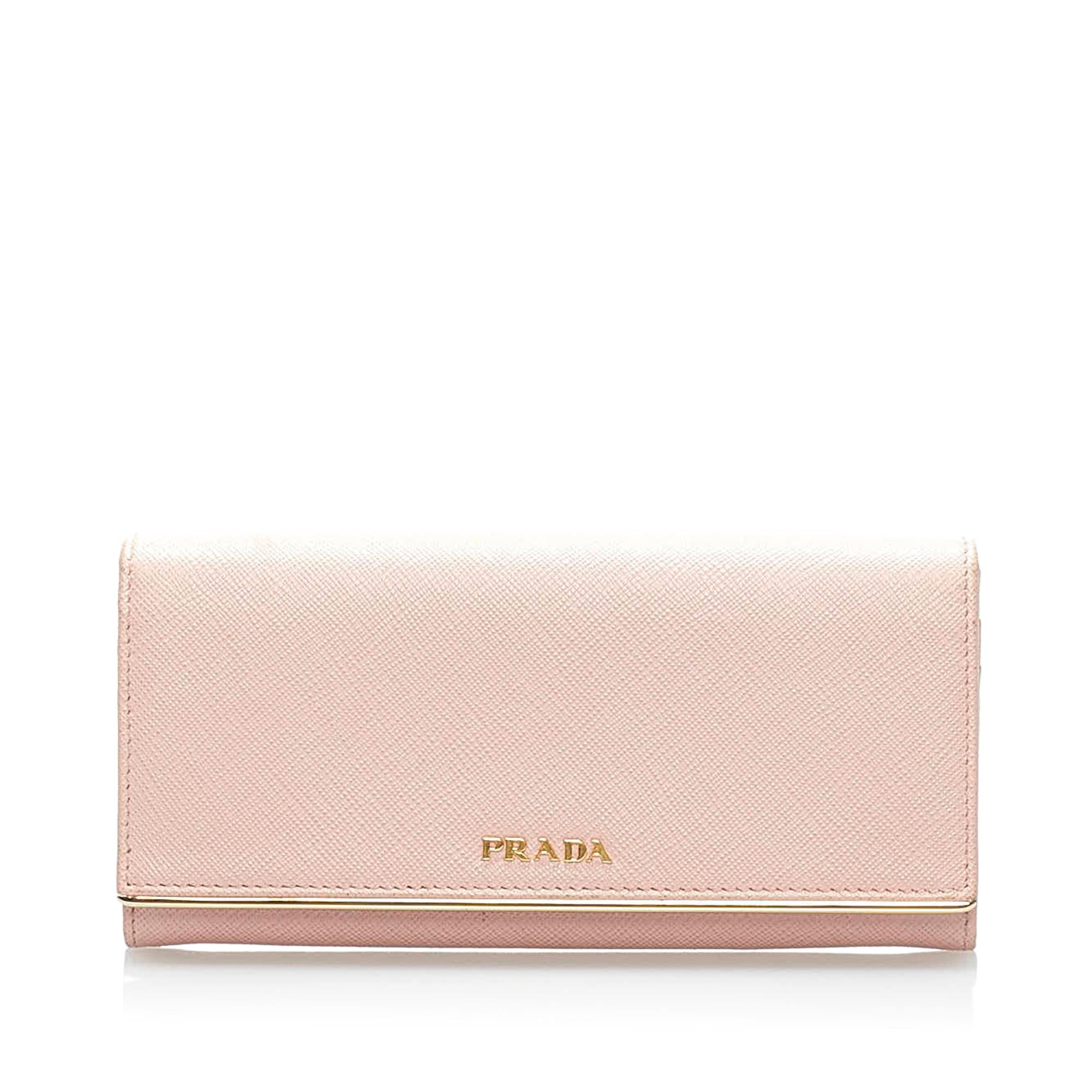 Prada Saffiano Leather Long Wallet (SHG-33952)
