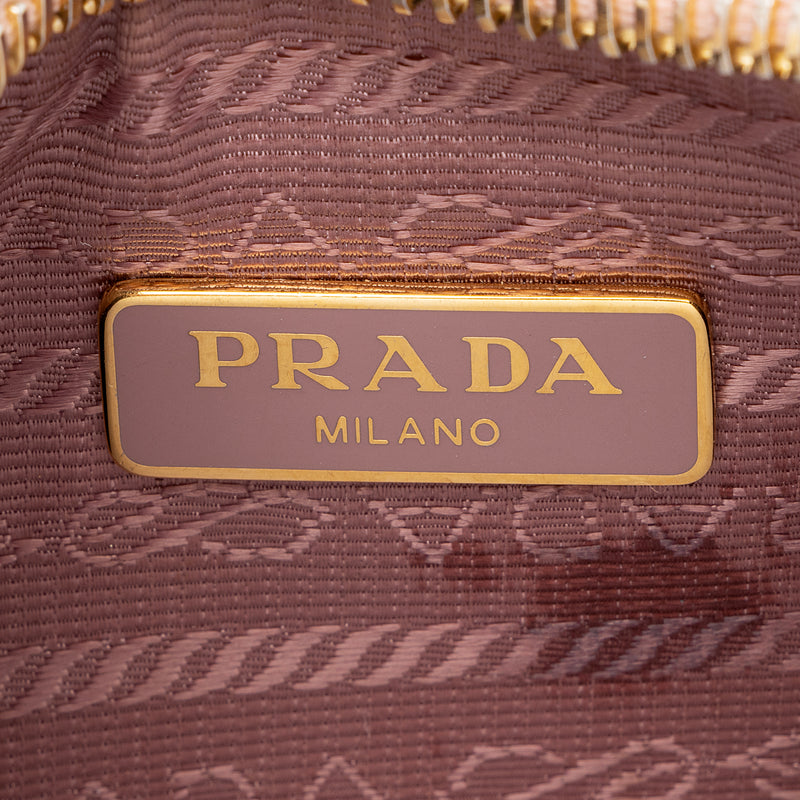 Shop PRADA Saffiano leather mini bag (1BP018_NZV_F068Z_V_COO