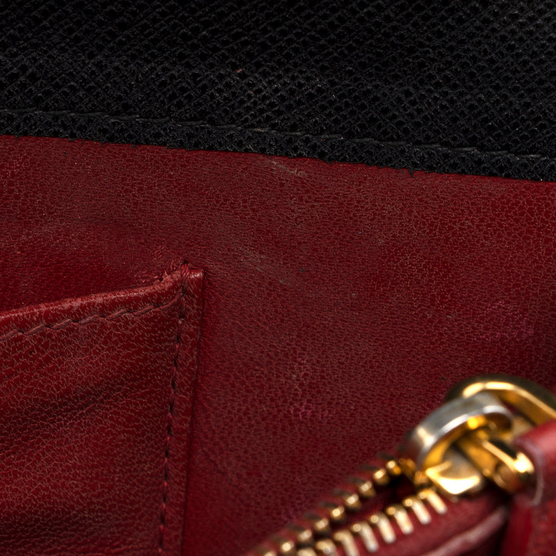 Prada Saffiano Leather Monochrome Small Crossbody Bag (SHF-19127)