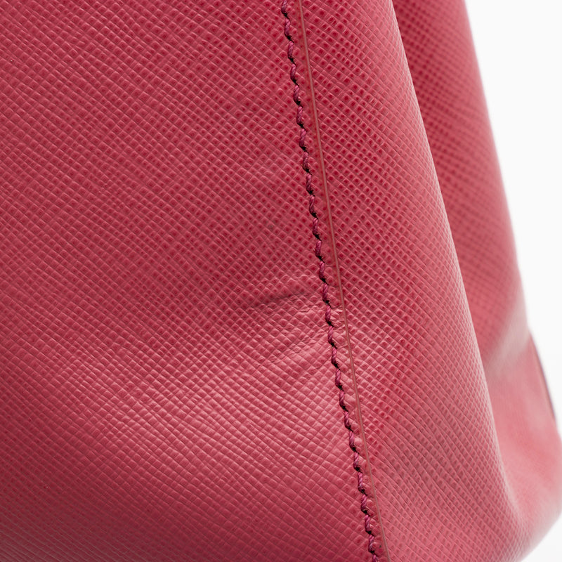 Prada Saffiano Leather Parabole Small Tote (SHF-16951)