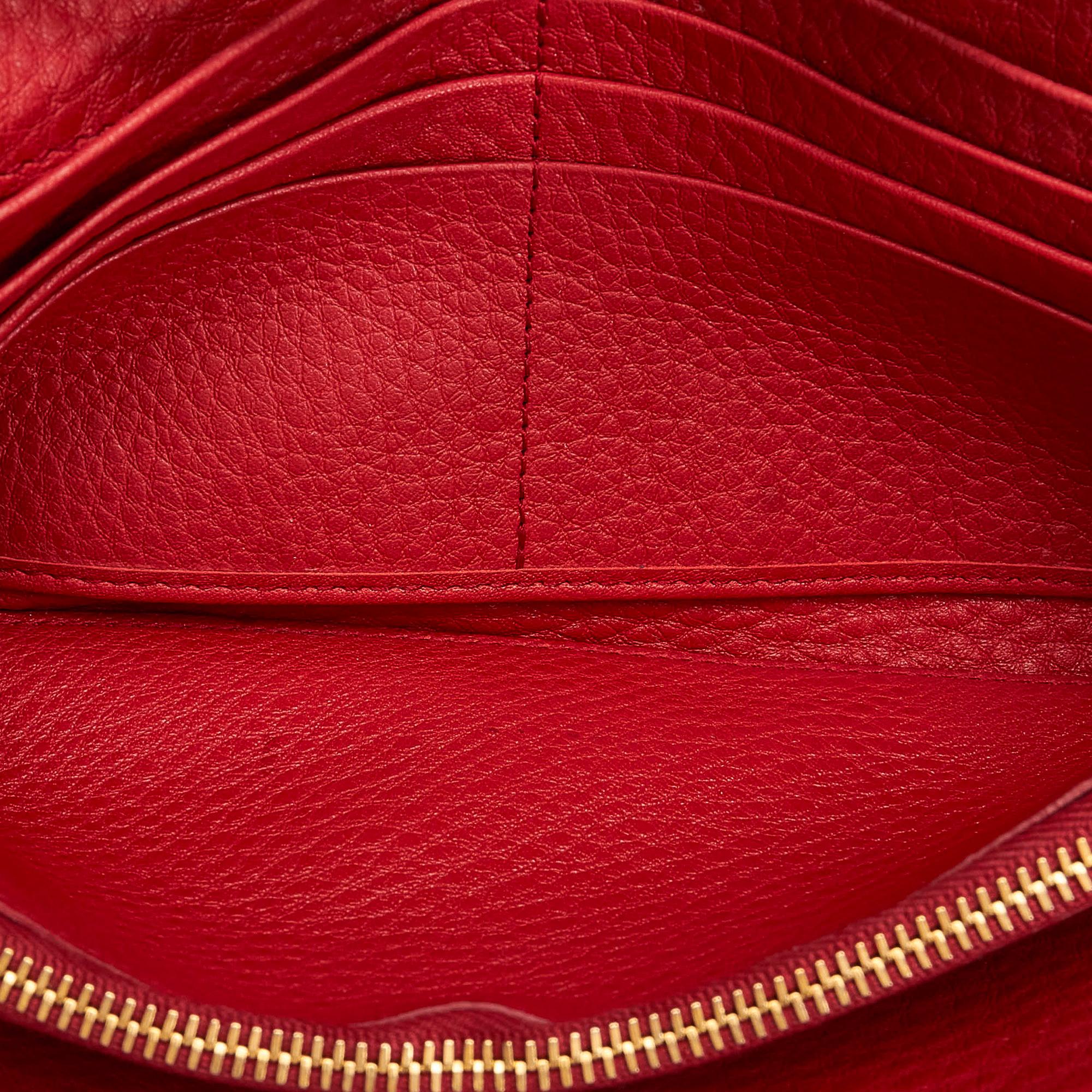 Prada Saffiano Leather Wallet on Chain (SHG-28665)