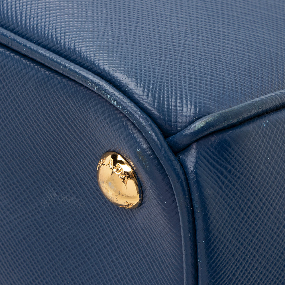 Prada Saffiano Lux Double-Zip Large Tote (SHF-19320)