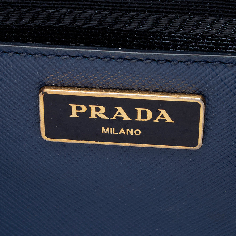 Prada Saffiano Lux Double-Zip Large Tote (SHF-19320)