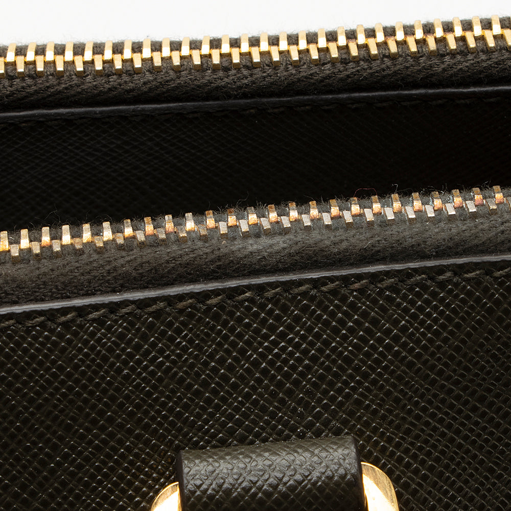 Prada Saffiano Lux Double-Zip Large Tote (SHF-19762)