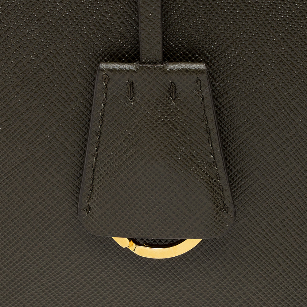 Prada Saffiano Lux Double-Zip Large Tote (SHF-19762)