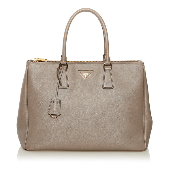 Prada Saffiano Lux Galleria Double Zip Tote Bag (SHG-35054)