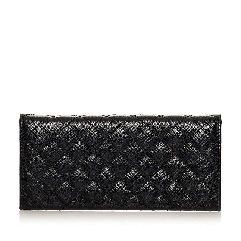 Prada Saffiano Quilted Leather Long Wallet (SHG-29666)
