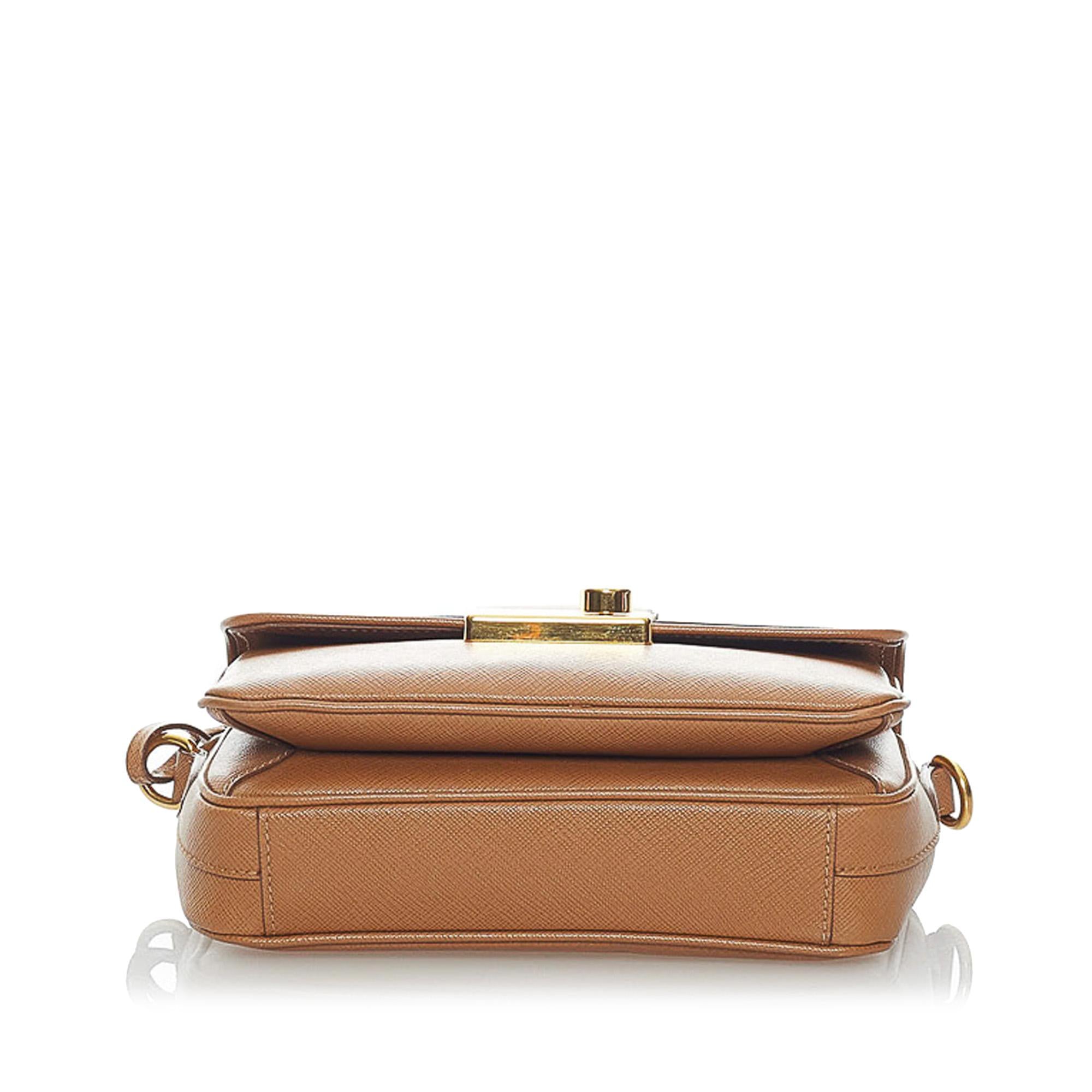 Prada Saffiano Sound Satchel (SHG-32240)