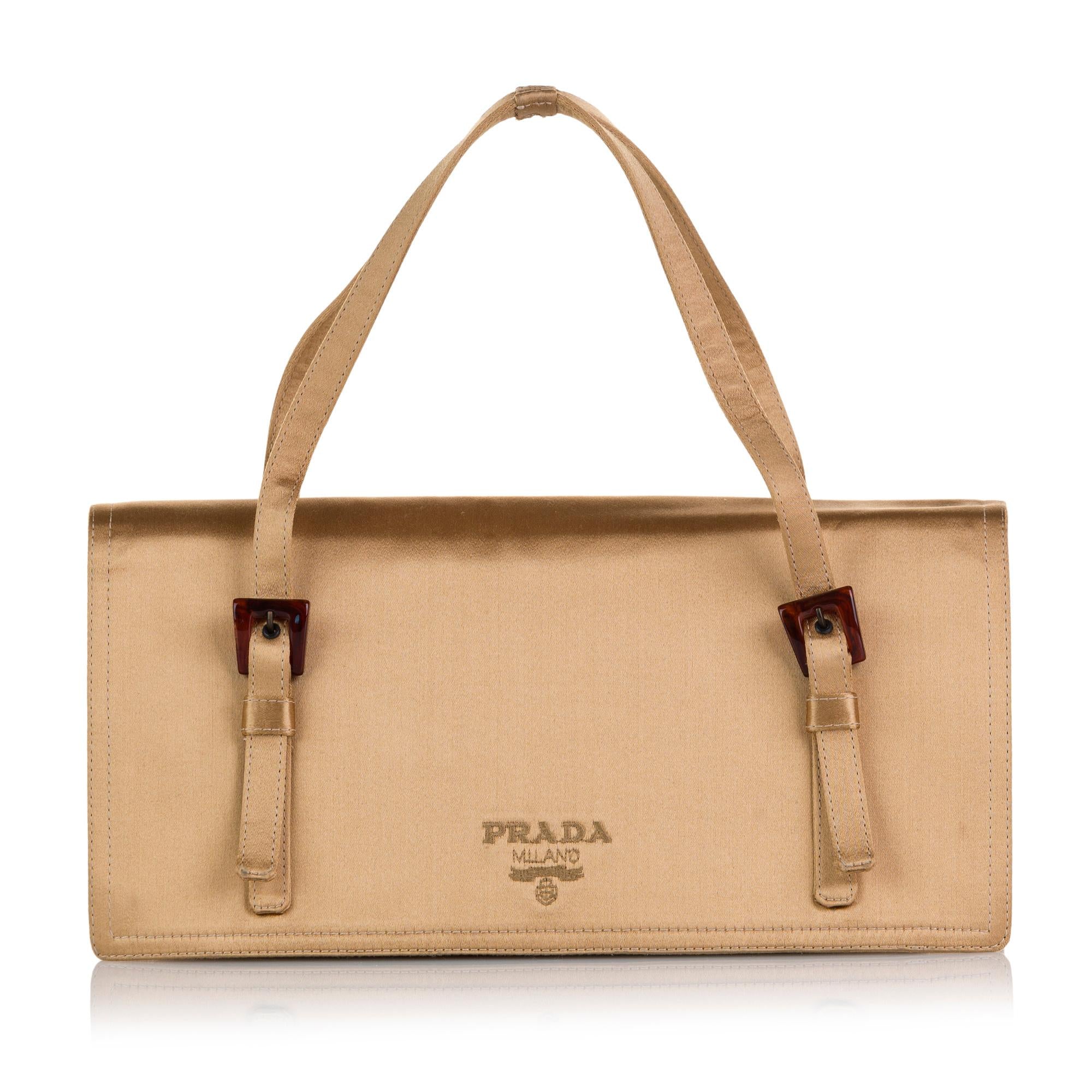 Prada Satin Shoulder Bag (SHG-36495)