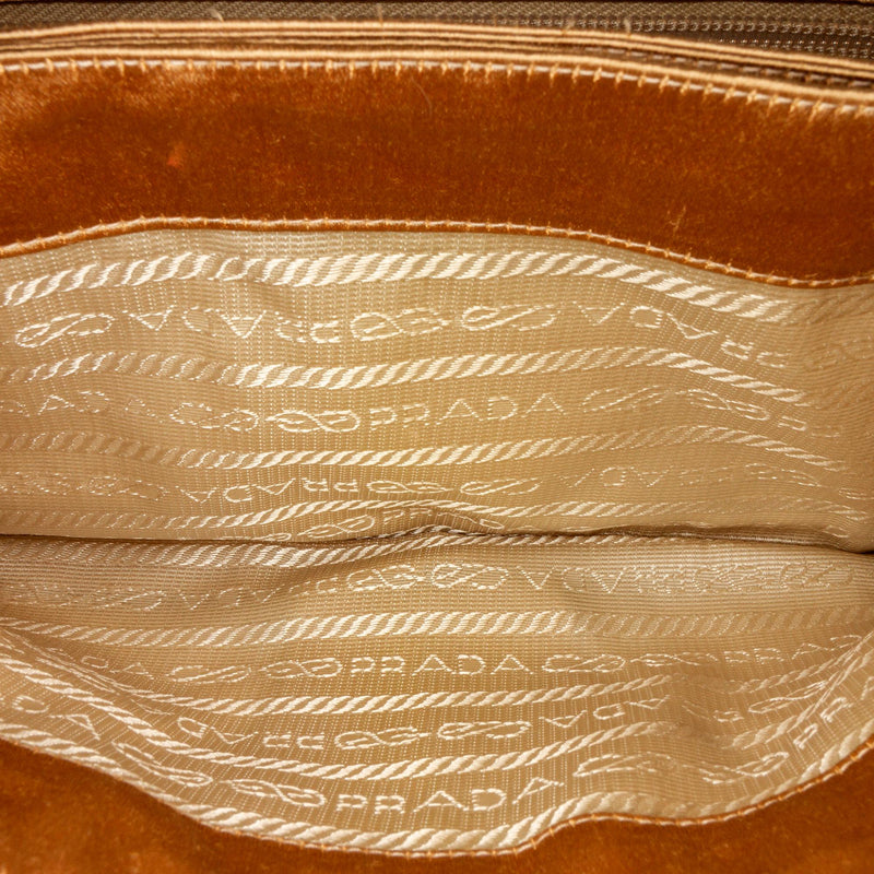 Prada Satin Shoulder Bag (SHG-36495)