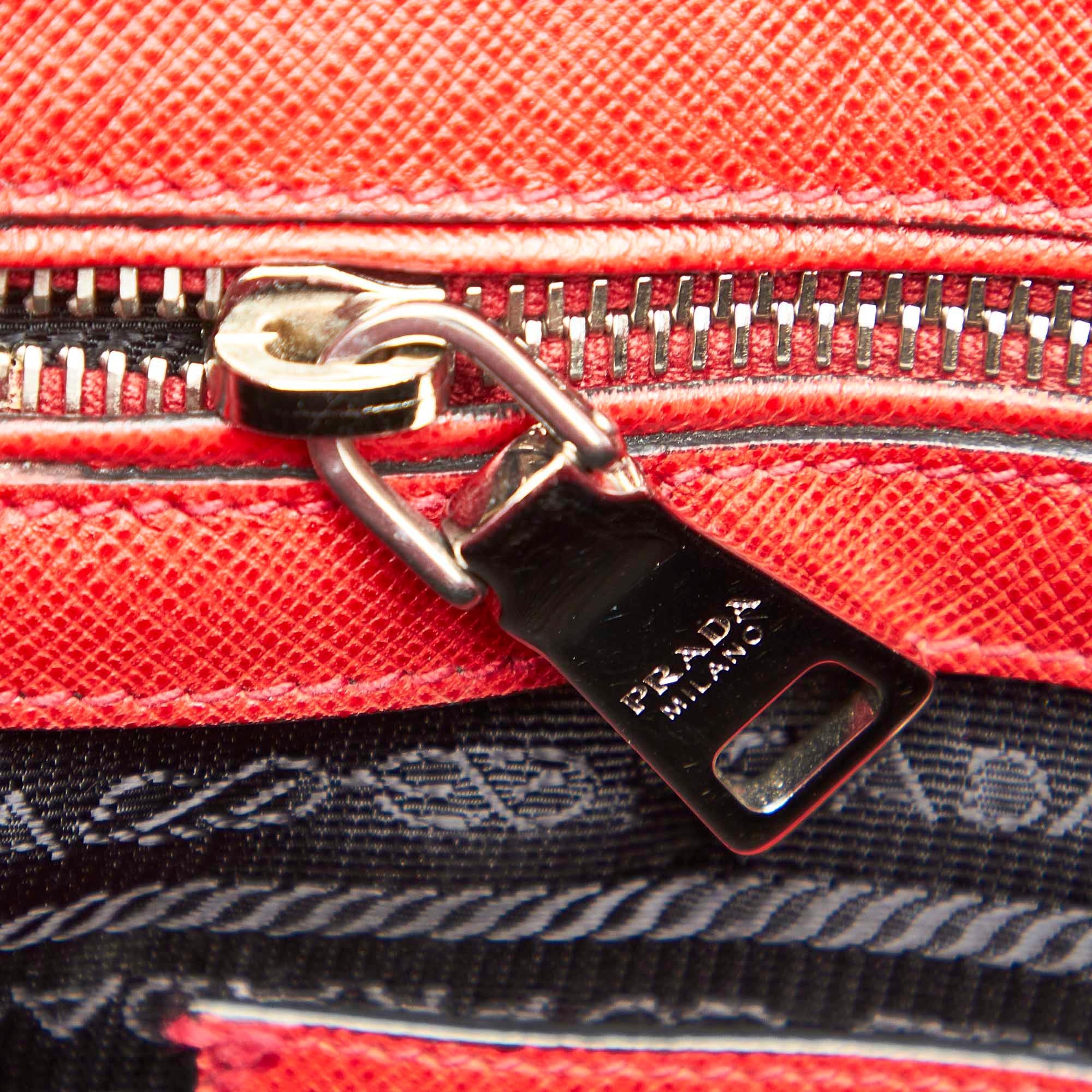 Prada Soft Saffiano Leather Tote Bag (SHG-16693)