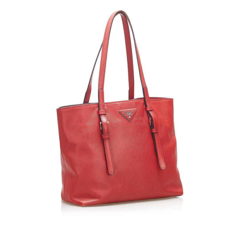 Prada Soft Saffiano Leather Tote Bag (SHG-16693)