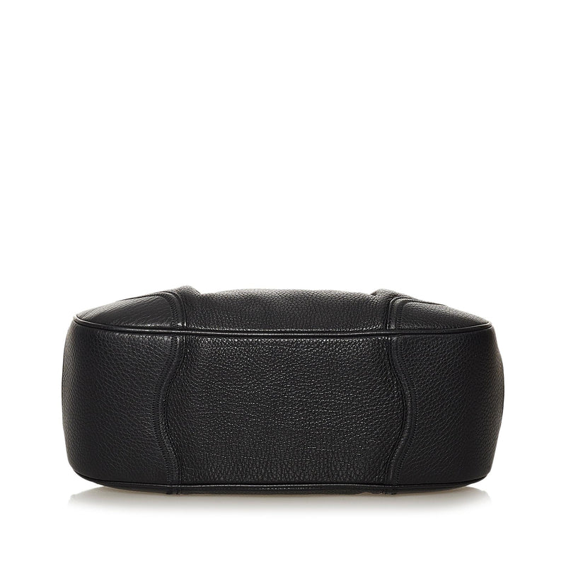 Prada Sound Lock Leather Handbag (SHG-28619)