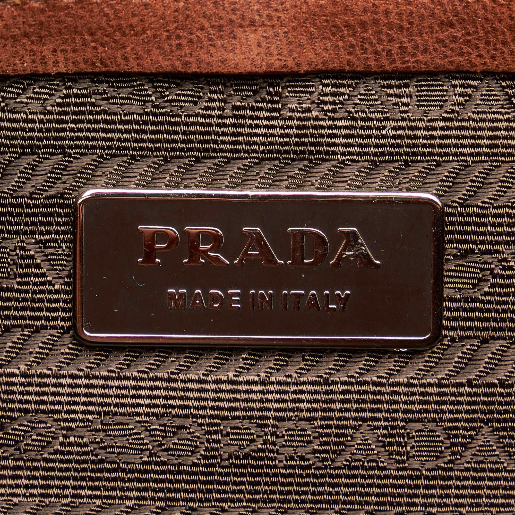 Prada Sound Lock Leather Shoulder Bag (SHG-29925)
