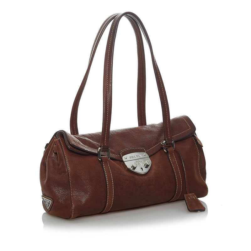 Prada Canapa Shoulder Bag (SHG-mJ3BB2) – LuxeDH