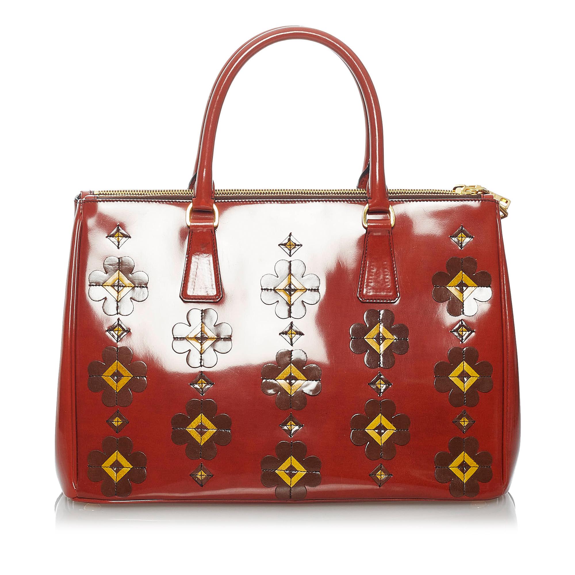 Prada Spazzolato Flowers Galleria (SHG-29487)