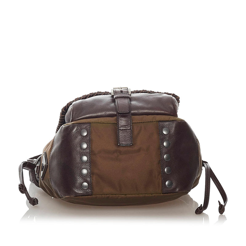 Prada Studded Nylon Crossbody Bag (SHG-28695)