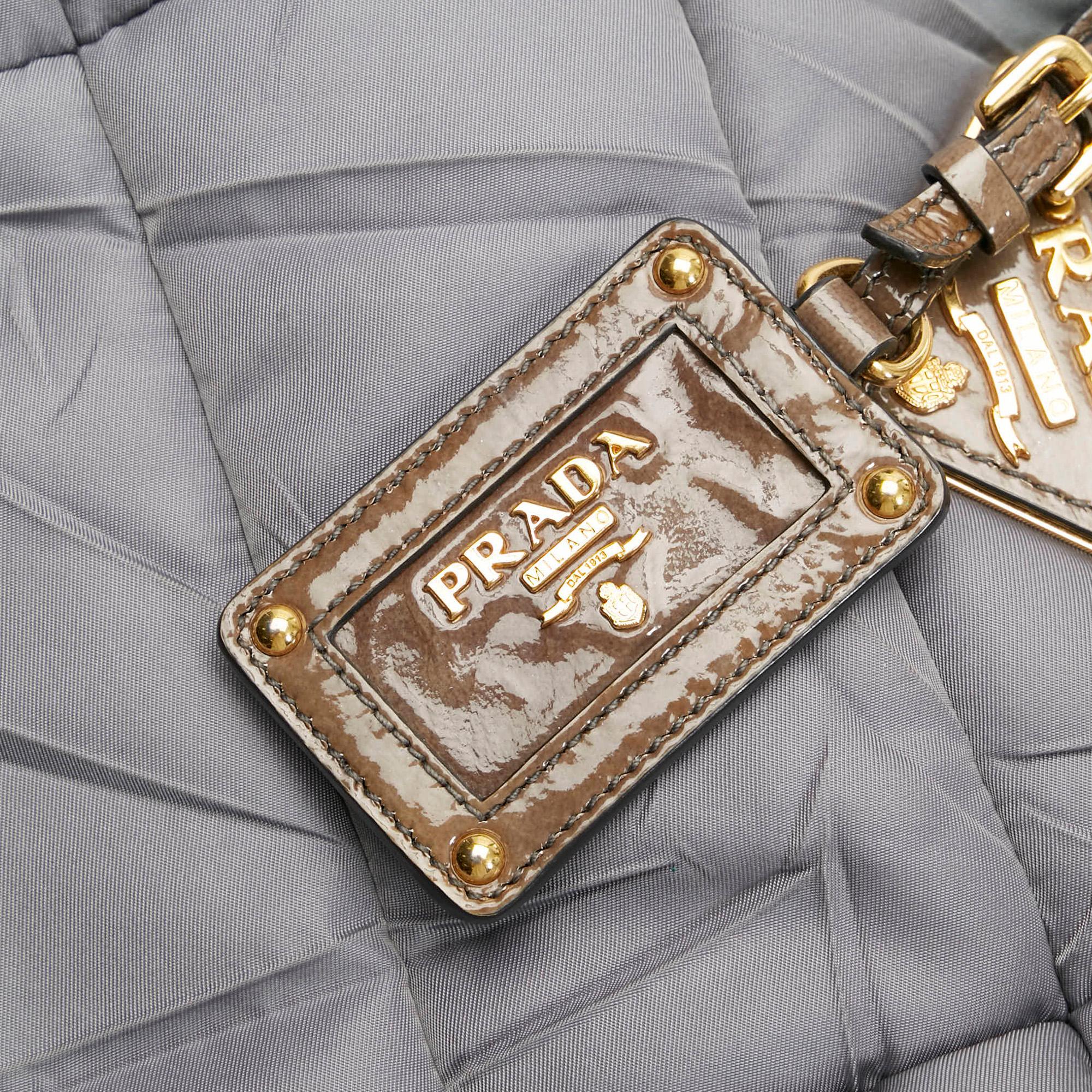 Prada Tessuto Bomber Handbag (SHG-33164)