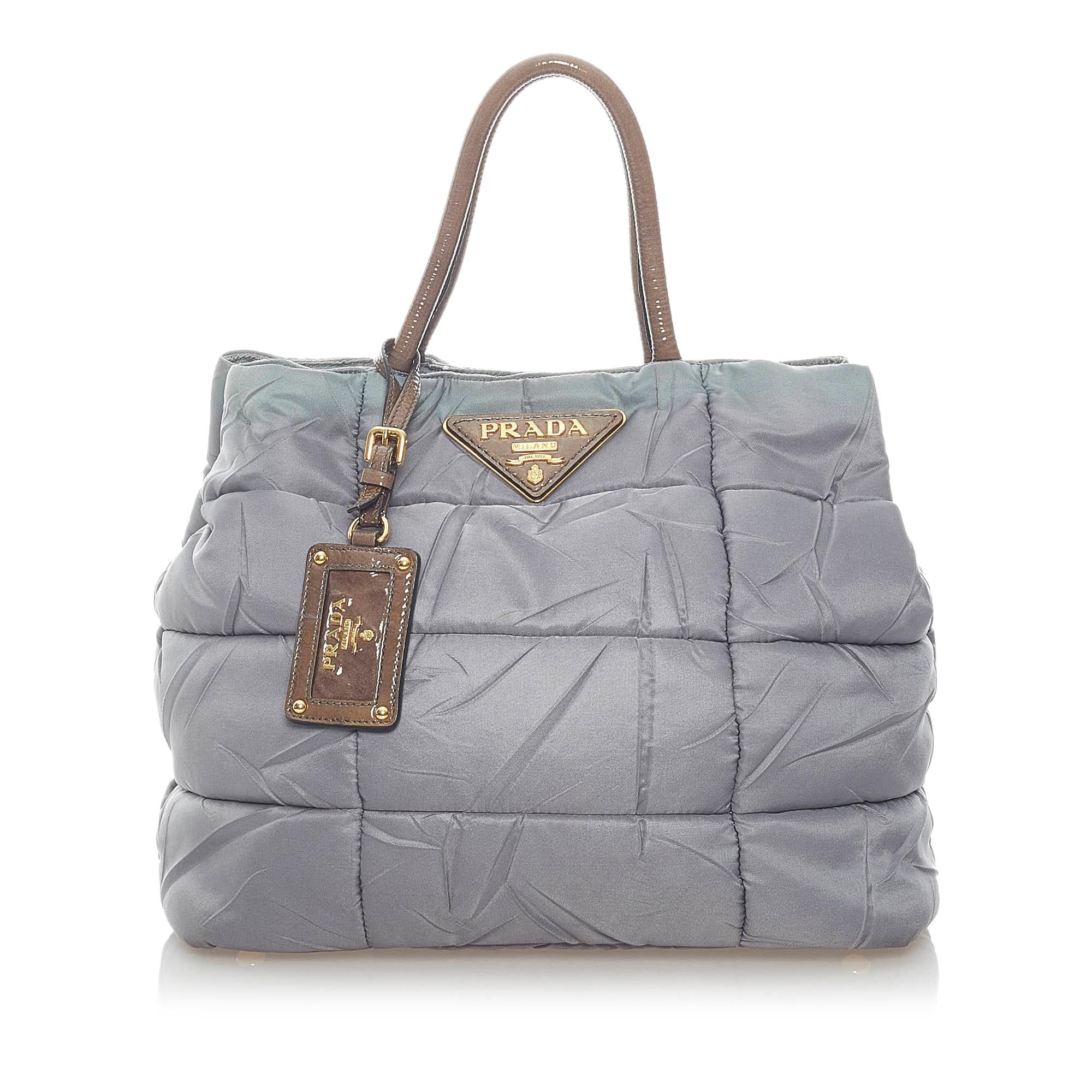 Prada Tessuto Bomber Handbag (SHG-33164)