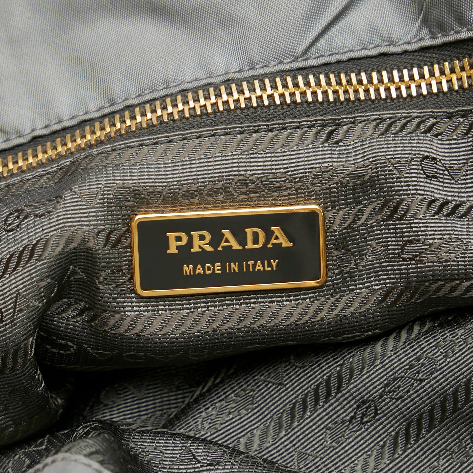 Prada Tessuto Bomber Handbag (SHG-33164)
