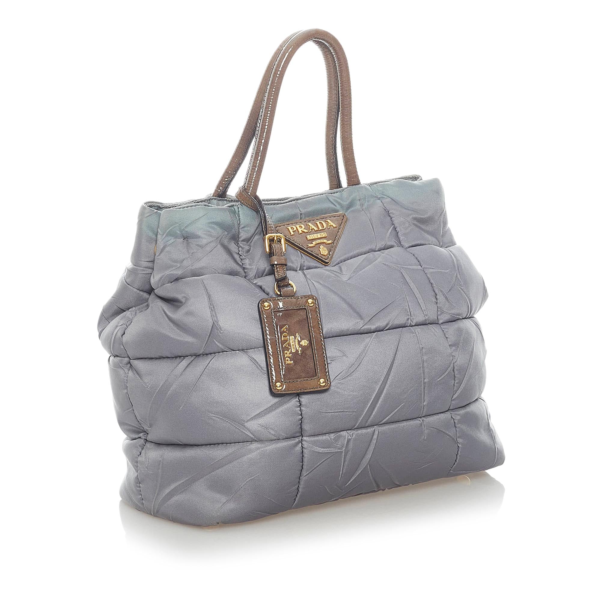 Prada Tessuto Bomber Handbag (SHG-33164)