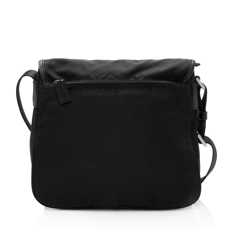 Prada Tessuto Buckle Messenger Bag (SHF-20126)