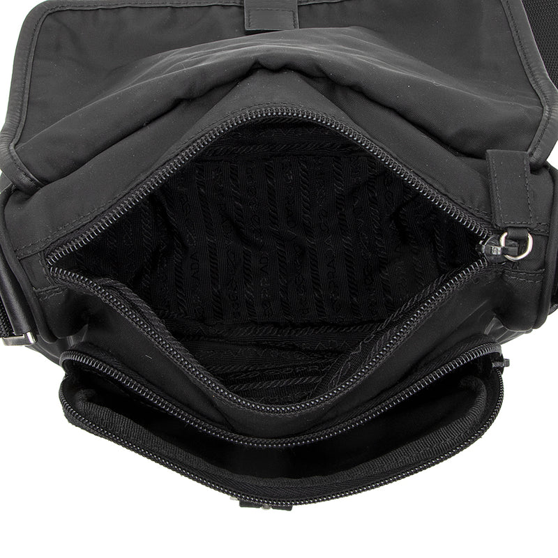 Prada Tessuto Buckle Messenger Bag (SHF-20126)