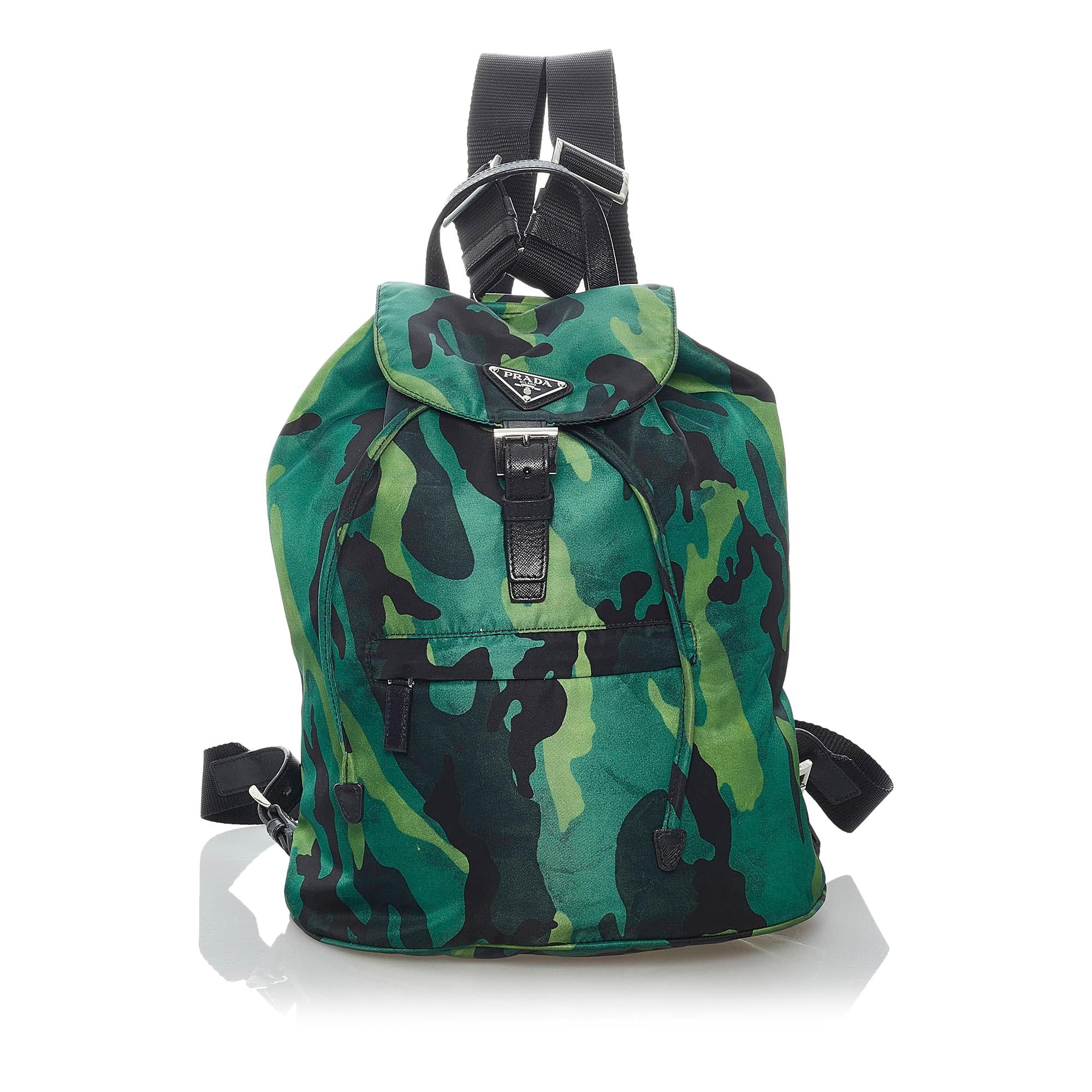 Prada Tessuto Camouflage Backpack (SHG-30078)