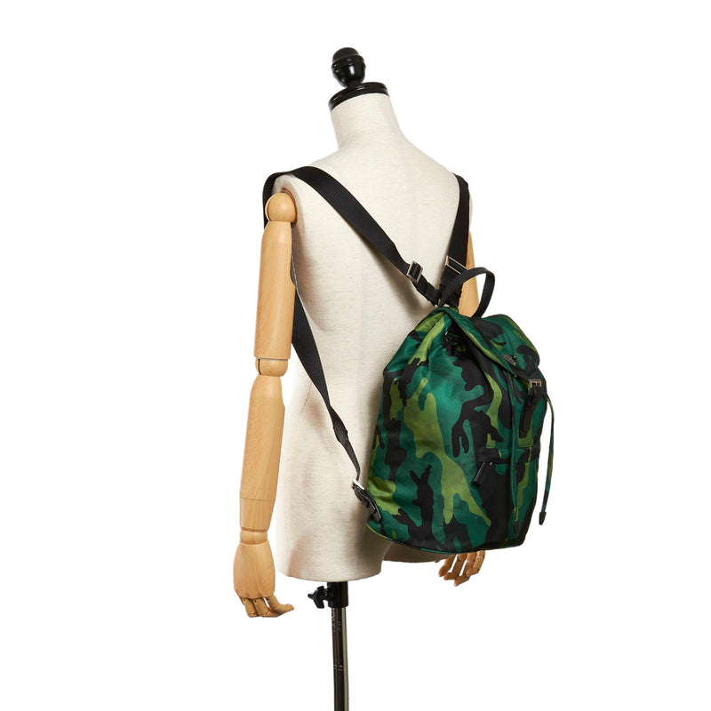 Prada Tessuto Camouflage Backpack (SHG-30078)