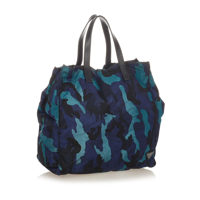 Prada Tessuto Camouflage Tote Bag (SHG-24753)