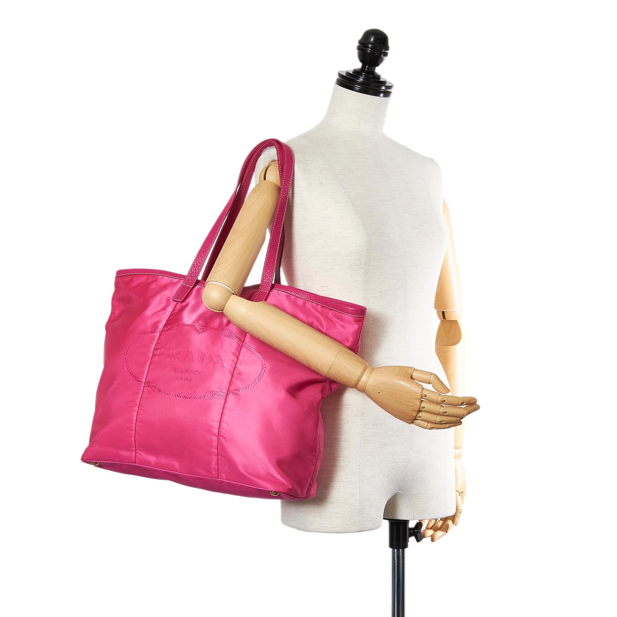 Prada Tessuto Canapa Tote Bag (SHG-23294)