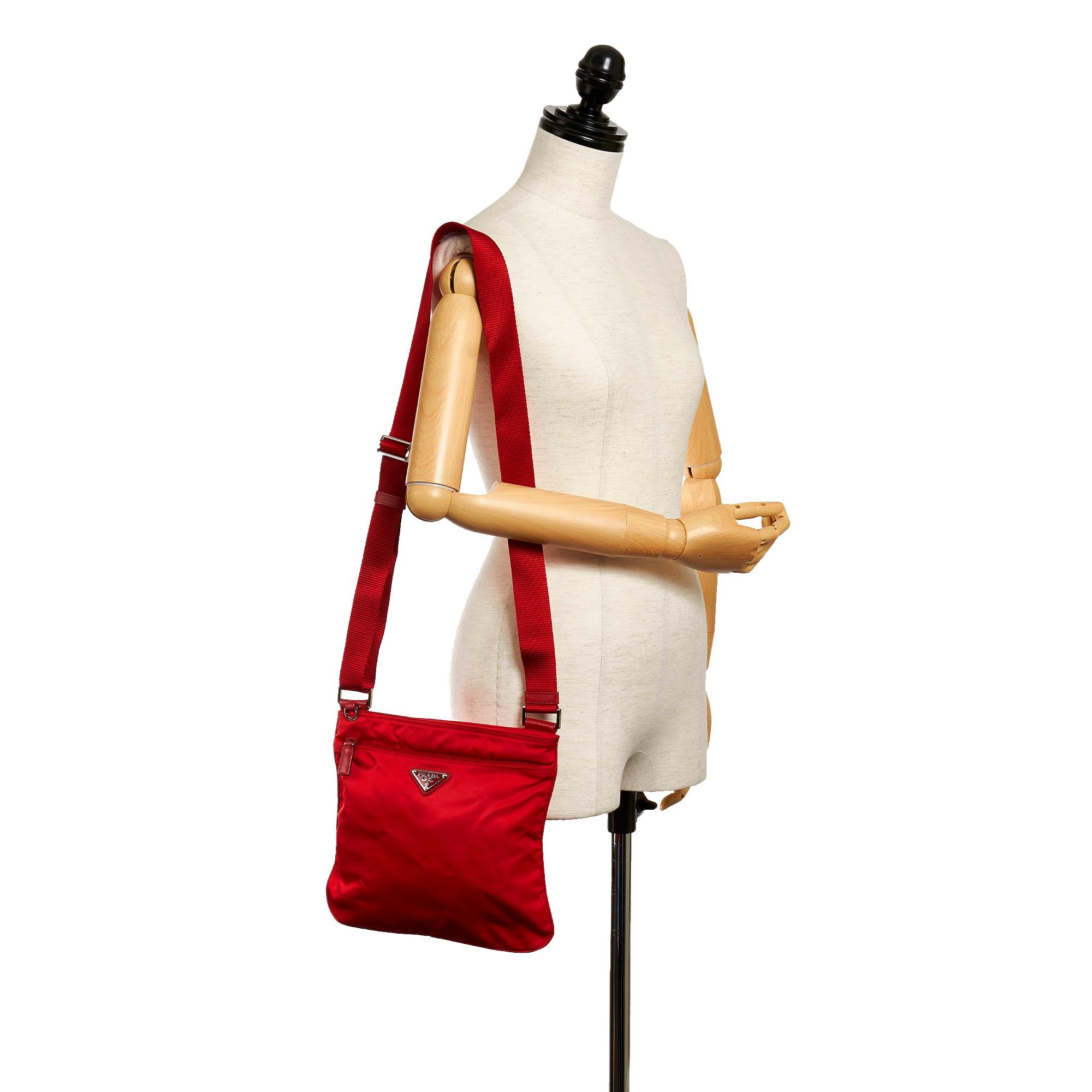 Prada Tessuto Crossbody Bag (SHG-29640)