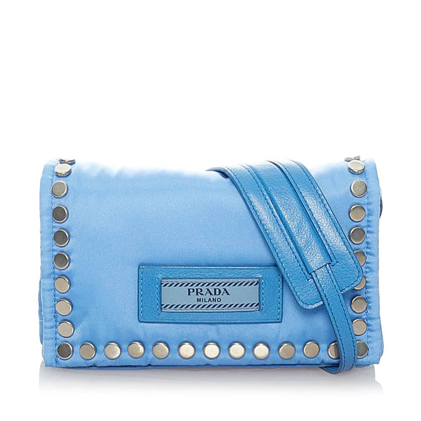 Prada Tessuto Etiquette Crossbody Bag (SHG-30486)