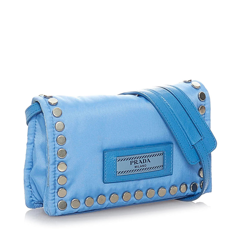 Prada Tessuto Etiquette Crossbody Bag (SHG-30486)